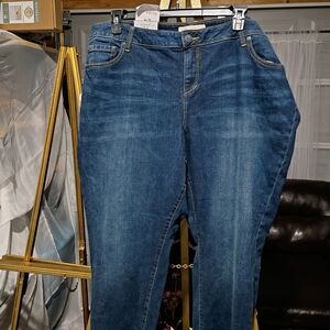 Slink Brand Stylish Indigo Women's Boyfriend Jeans